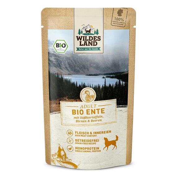 Wildes Land BIO Adult Ente 125 g