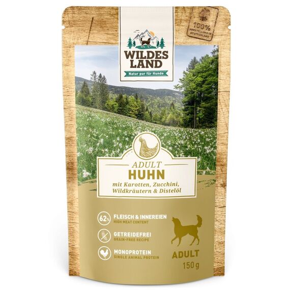 Wildes Land Classic Adult Huhn 150 g