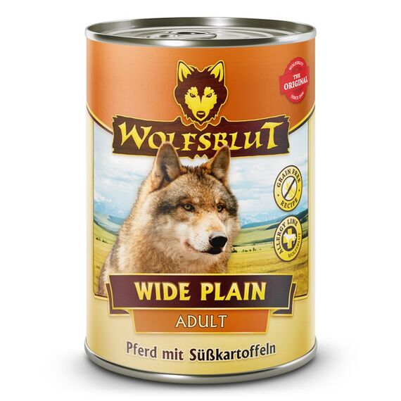 Wolfsblut Dog Dose Wide Plain Pferd 395 g