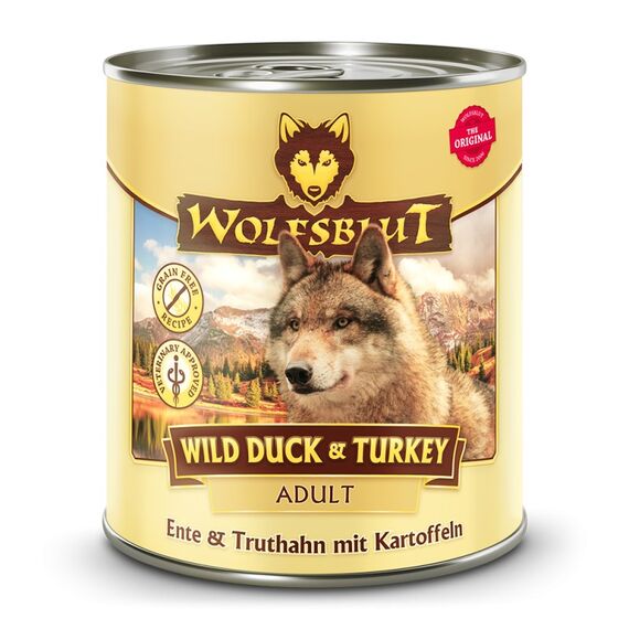 Wolfsblut Adult Wild Duck & Turkey Ente, Türkei 800 g