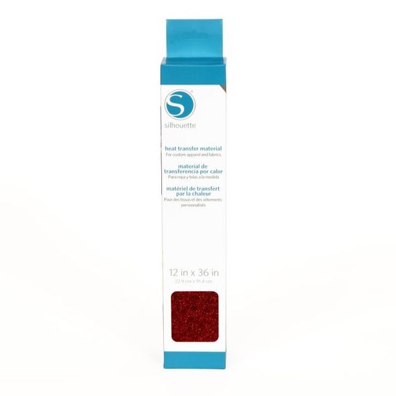 Silhouette HEAT-12GL-RED Transferfolie für Bekleidung