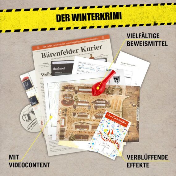 Hidden Games HGFA06EB Brettspiel ICE COLD CRIME 90 min Kartenspiel Detektiv, 2 image