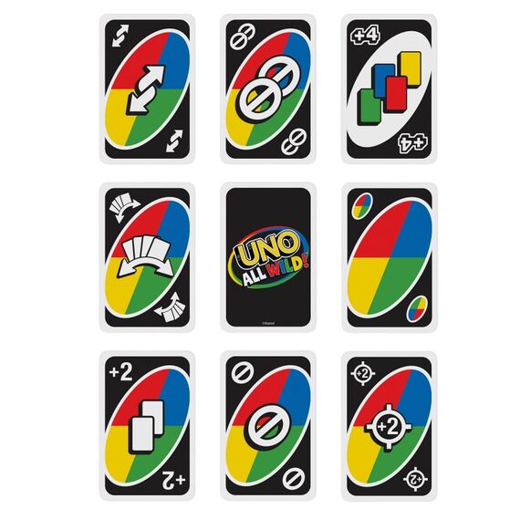 Mattel Games UNO All Wild, Kartenspiel, Familienspiel, 3 image