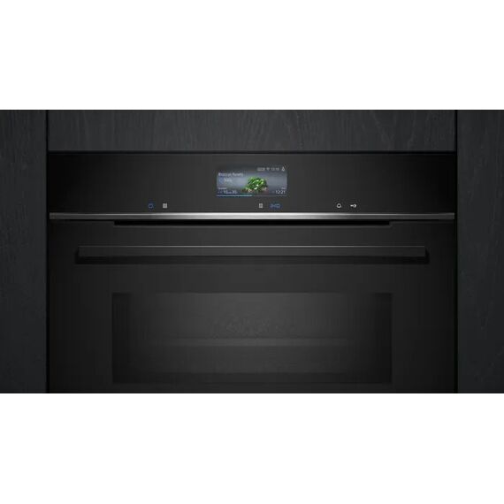 Siemens iQ700 HM776G1B1B Backofen 67 l 3600 W Schwarz, 2 image