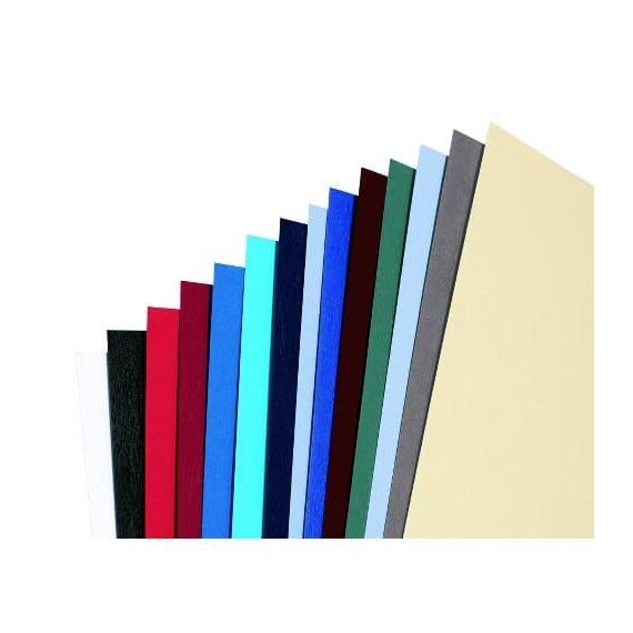 GBC LeatherGrain Umschlagmaterial 250 g/m², weiß (100), 2 image