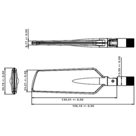 DeLOCK 12408 Netzwerk-Antenne Omnidirektionale Antenne SMA 4 dBi, 2 image