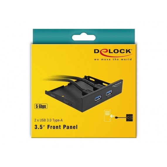DeLOCK 63994 Hard Drive Backplane Schwarz, 3 image