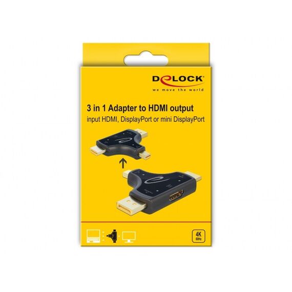 DeLOCK 64059 Kabeladapter Schwarz, 2 image