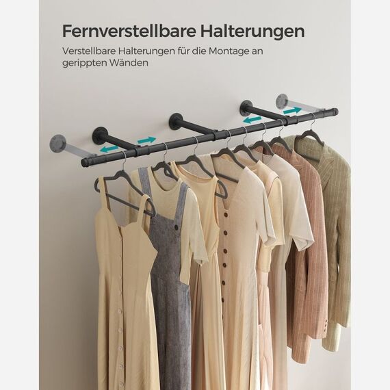 Songmics Kleiderstange für die Wand, 4 image