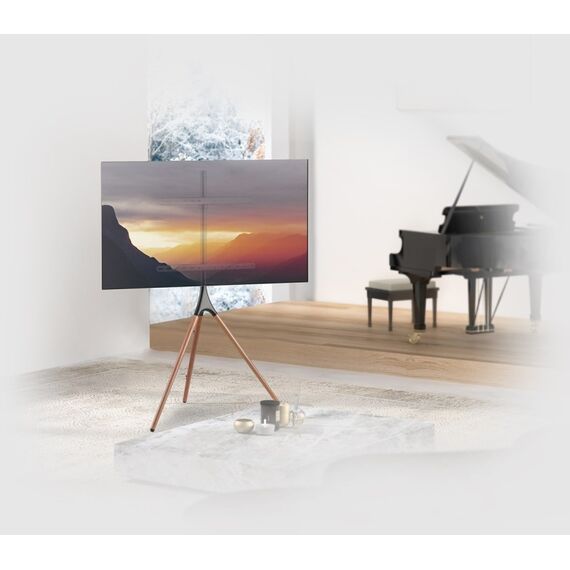myWall HT 22 TV-Halterung 190,5 cm (75") Schwarz, Walnuss, 2 image