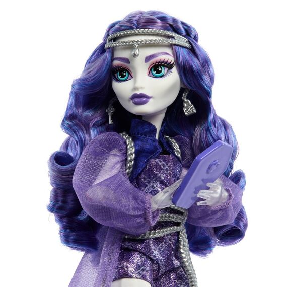 Monster High Spectra Vondergeist Modepuppe mit Frettchen Rhuen und Zubehörteilen, 3 image