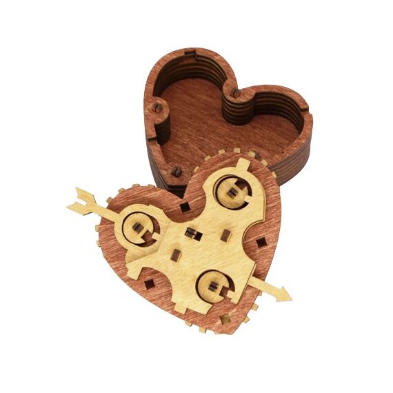 iDventure Tin Woodman's Heart 3D-Puzzle Romantik, 3 image