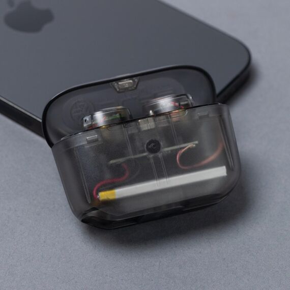 JLab Go Air Pop Kopfhörer True Wireless Stereo (TWS) im Ohr Anrufe/Musik/Sport/Alltag Bluetooth Schwarz, Transparent, 10 image