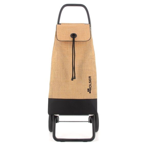 Rolser I-MAX YUTE BI Schwarz, Natürlich/Natur Trolley-Tasche, Farbe: Schwarz, Natürlich/Natur