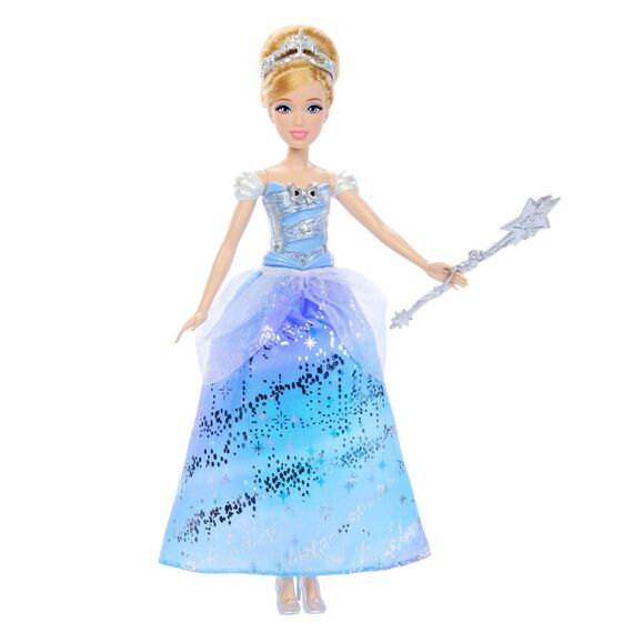 Disney Princess , Cinderella-Modepuppe im bezaubernden Ballkleid mit Licht und Geräuschen, vom Film inspiriert, 2 image