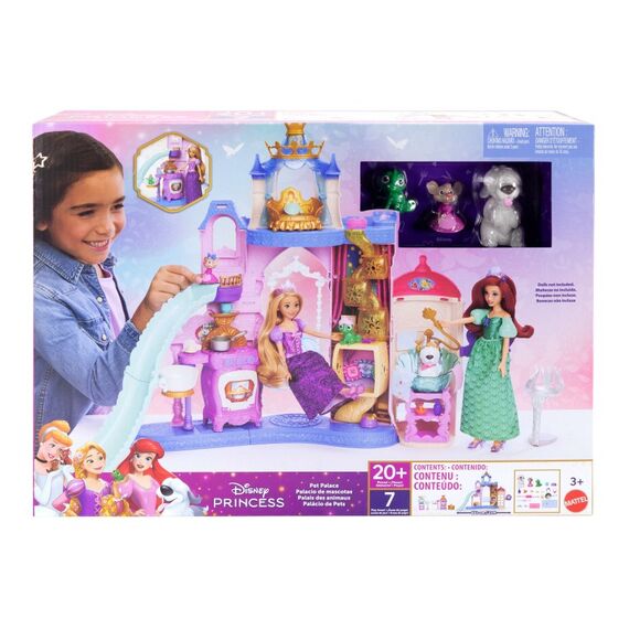 Disney Princess Haustierpalast-Spielset mit 7 Spielbereichen, 3 Tierfreunden und über 20 Möbeln und Zubehörteilen, 6 image