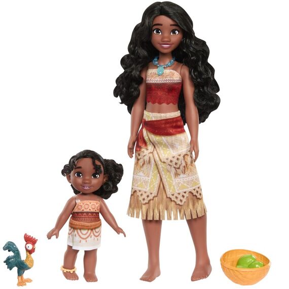 Disney Vaiana 2 Schwesternset Vaiana und Simea mit 2 Modepuppen und 3 Zubehörteilen, inspiriert vom Film, 2 image