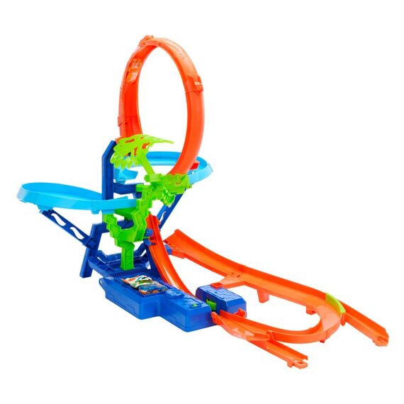 Hot Wheels Action Stunttrack Unendliche Crash- Spielset mit Die-Cast-Spielzeugauto im Maßstab 1:64 und batteriebetriebenem Beschleuniger, 5 image