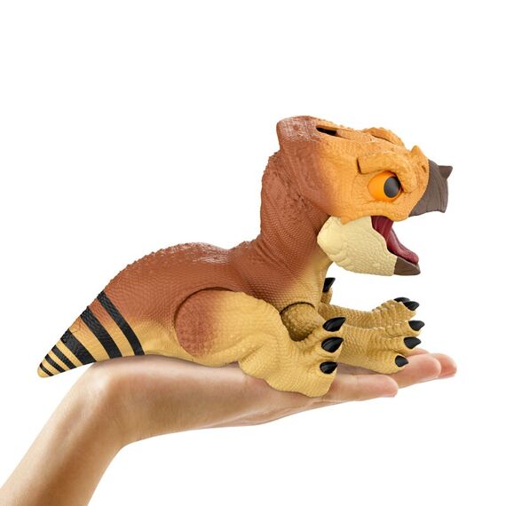 Jurassic World : Die Wiedergeburt Primal Protector Aquilops Dolores Interaktives Dinosaurierspielzeug, mit Angriffsbewegungen und Brüllgeräuschen, 5 image