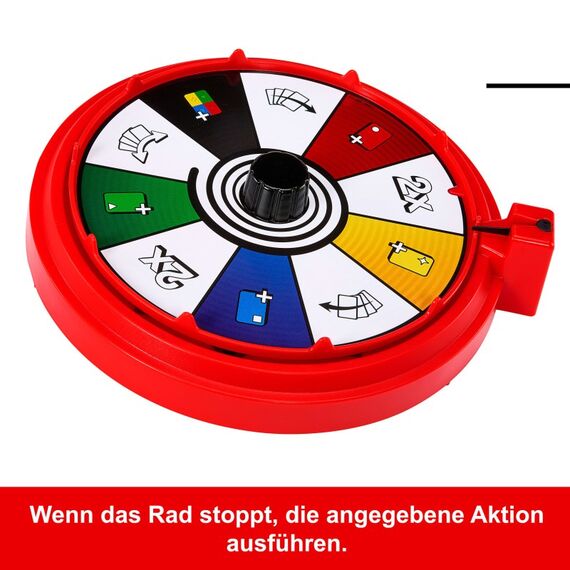 Mattel Games UNO Spin Kartenspiel für Kinder, Erwachsene und Spieleabende mit der Familie, klassisches Spiel mit Drehscheibe, 9 image
