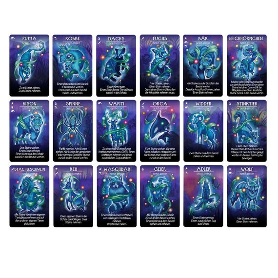 Mattel Games Spirits of the Wild: Awakening, entspannendes, leichtes Strategiebrettspiel in kunstvoller Gestaltung für 2 Spieler, 4 image