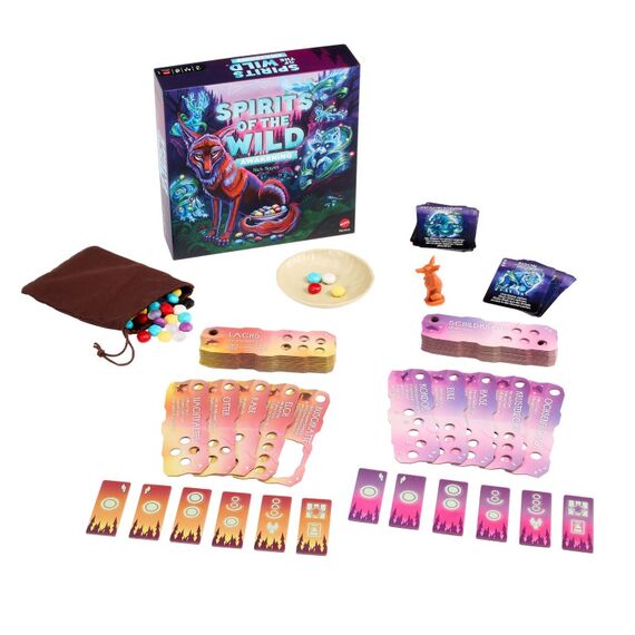 Mattel Games Spirits of the Wild: Awakening, entspannendes, leichtes Strategiebrettspiel in kunstvoller Gestaltung für 2 Spieler, 6 image