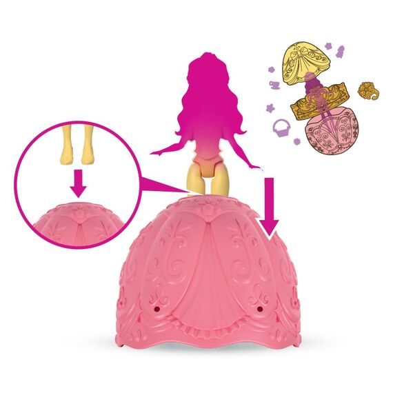 Disney Princess Osterei mit Überraschung mit 1 kleiner Puppe, 2 Röcken und 10 Zubehörteilen (Stile können abweichen), 3 image
