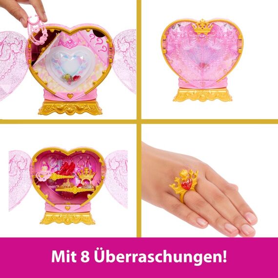 Disney Princess Jewel Reveal Belle Modepuppe mit 8 Überraschungen wie Juwelenbox und Zubehörteilen, 9 image
