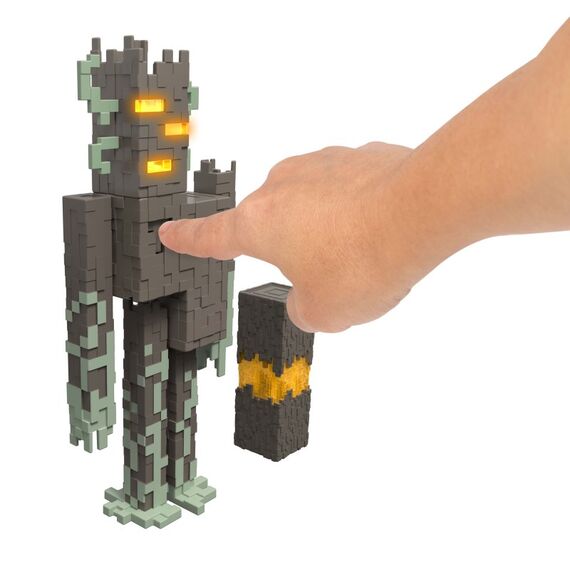 Minecraft -Actionfigur Der Knarz mit interaktiven Lichtern, Geräuschen und Zubehörteil, ca. 20 cm große Sammelfigur, 3 image