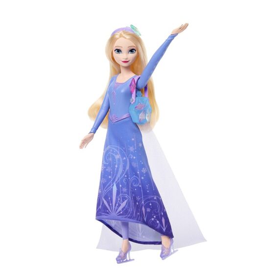 Disney Frozen Disney Die Eiskönigin Jewel Reveal Eisläuferin Elsa Modepuppe mit 8 Überraschungen wie Juwelenbox und Zubehörteilen, 4 image