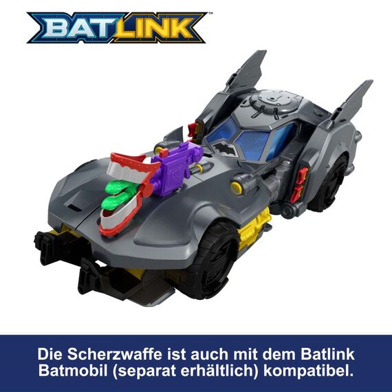 Mattel DC Premier Batmobil-Fahrzeug, Batmans ikonisches Auto für seinen Kampf gegen das Böse mit Bat-Dronen-Kanone, 9 image