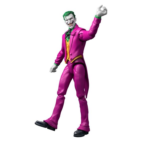 Mattel DC Premiere Serie 1 Joker Actionfigur (15 cm), 22 Bewegungspunkte und Klappernde-Zähne-Waffe, 4 image