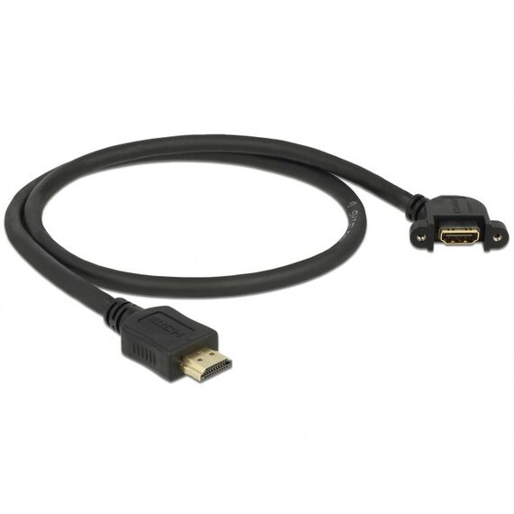 DeLOCK 85467 HDMI-Kabel 0,5 m HDMI Typ A (Standard) Schwarz