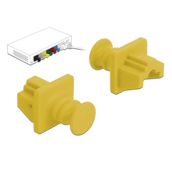 DeLOCK 86511 Stecker-Staubabdeckungen 10 Stück(e) RJ-45