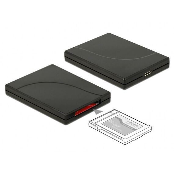 DeLOCK 91749 Kartenleser USB 3.1 (Gen 2) Type C Schwarz