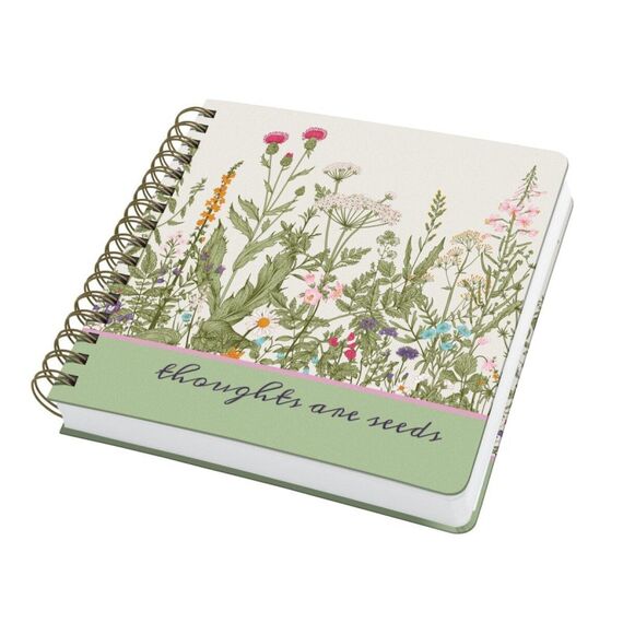 JOLIE JQ200 Spiral-Notizbuch , Wild Herbs, ca. A5 quadratisch, blanko