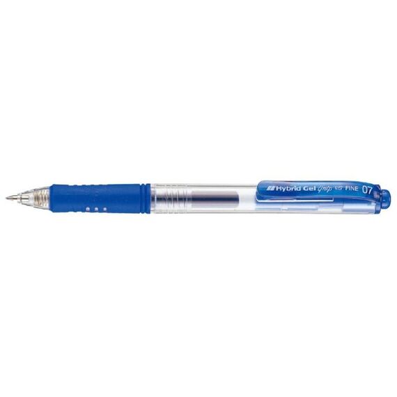 Pentel Hybrid Gel Grip Ausziehbarer Gelschreiber Blau 12 Stück(e)