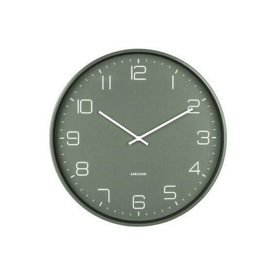 Karlsson Wall Clock Lofty Green, Farbe: Grün
