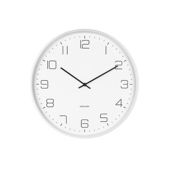 Karlsson Wall Clock Lofty White, Farbe: Weiß