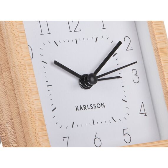 Karlsson KA5924WH Wand- /Tischuhr Digitale Uhr Quadratisch Weiß, Holz, 3 image