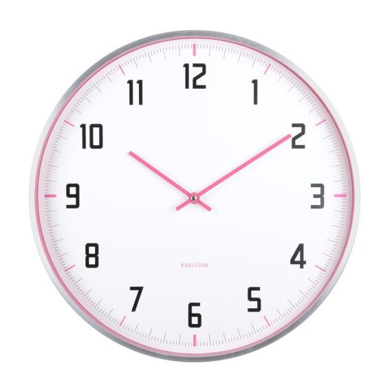 Karlsson Sporty Quarzuhr Rund Pink, Weiß, Farbe: Pink, Weiß, 2 image