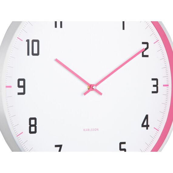 Karlsson Sporty Quarzuhr Rund Pink, Weiß, Farbe: Pink, Weiß, 3 image