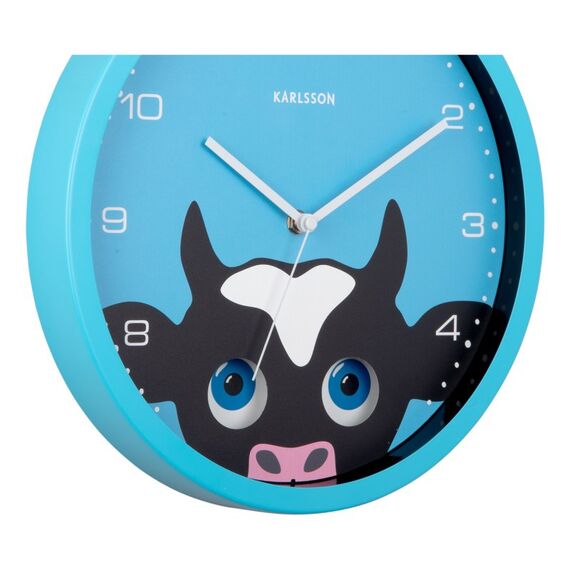 Karlsson KA5997BL Wand- /Tischuhr Quarzuhr Kreis Blau, 2 image