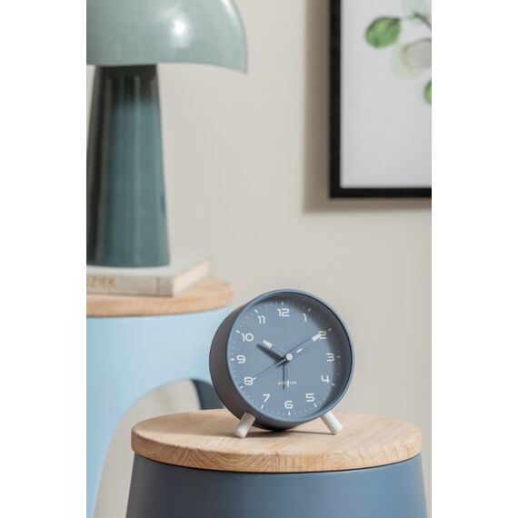 Karlsson KA6029BL Wecker Quarzwecker Blau, Farbe: Blau, 3 image