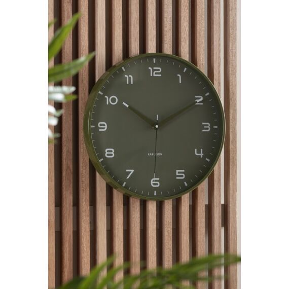 Karlsson KA6053GR Wand- /Tischuhr Quarzuhr Rund Grün, Farbe: Grün, 3 image