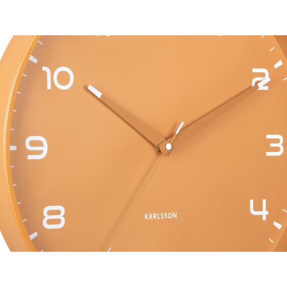 Karlsson KA6053YE Wand- /Tischuhr Quarzuhr Rund Gelb, Farbe: Gelb, 2 image