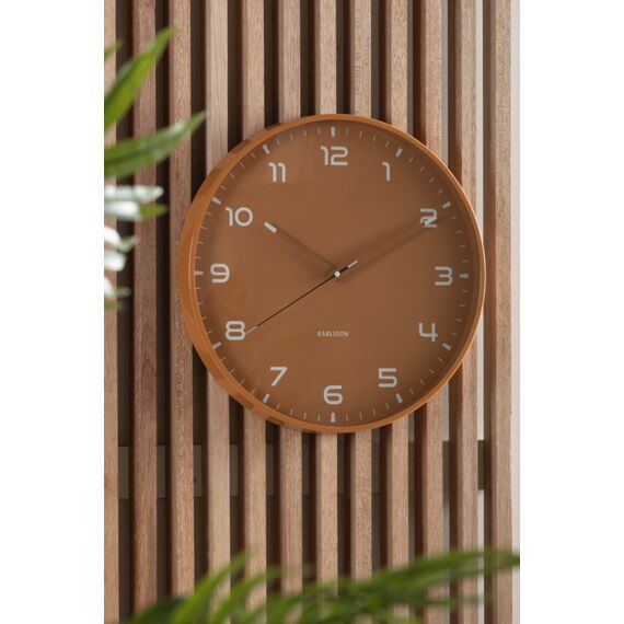 Karlsson KA6053YE Wand- /Tischuhr Quarzuhr Rund Gelb, Farbe: Gelb, 3 image