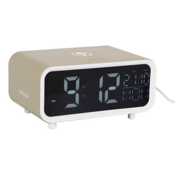 Karlsson KA6054GR Wecker Digitaler Wecker Grün, Farbe: Grün