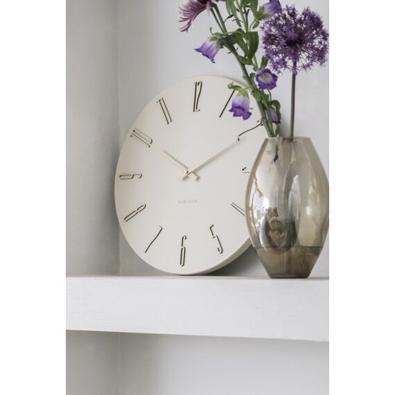 Karlsson KA6072WH Wand- /Tischuhr Mechanische Uhr Rund Weiß, Farbe: Weiß, 3 image