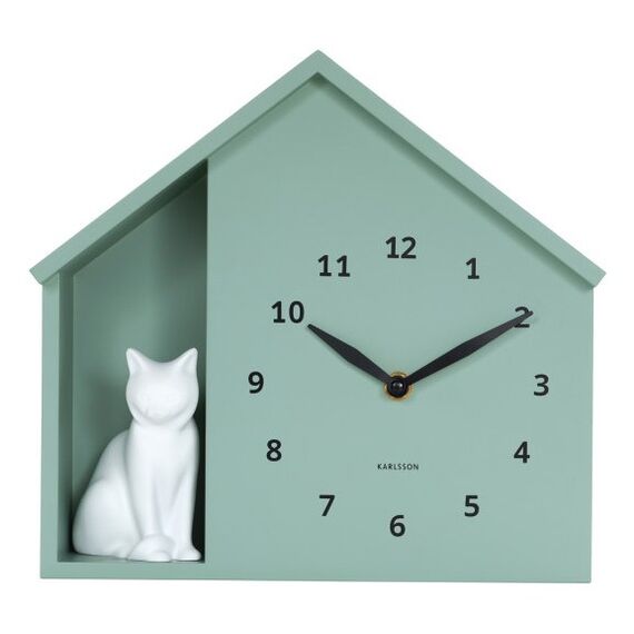Karlsson KA6099GR Wand- /Tischuhr Mechanische Uhr andere Grün, Farbe: Grün